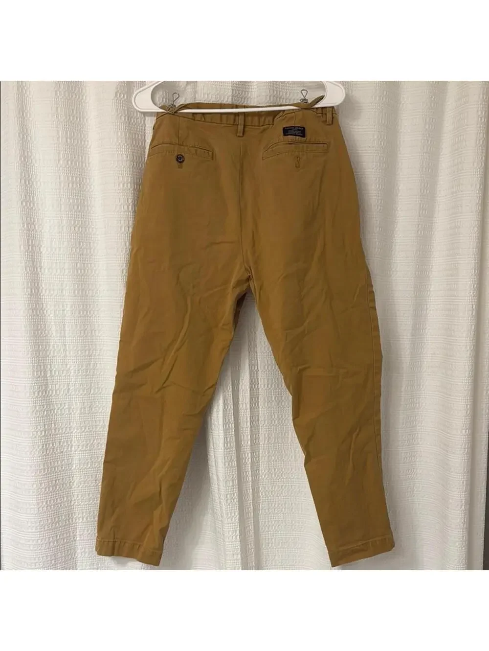 Banana Republic Tan Chinos Straight-Leg Cotton